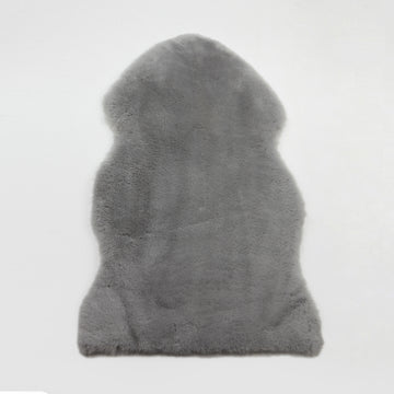 Australian Straight Grey Sheepskin Rug 100% Natural 3 in  Easy to Care